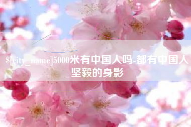 建湖5000米有中国人吗-都有中国人坚毅的身影
