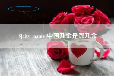 建湖中国九金是哪九金