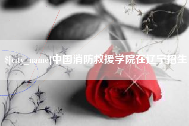 建湖中国消防救援学院在辽宁招生