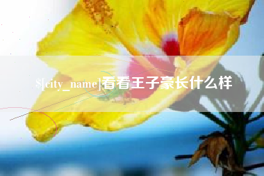 建湖看看王子豪长什么样