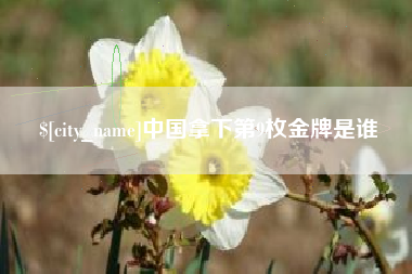 建湖中国拿下第9枚金牌是谁