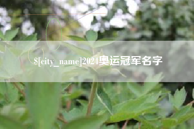 建湖2024奥运冠军名字