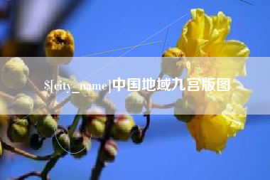 建湖中国地域九宫版图