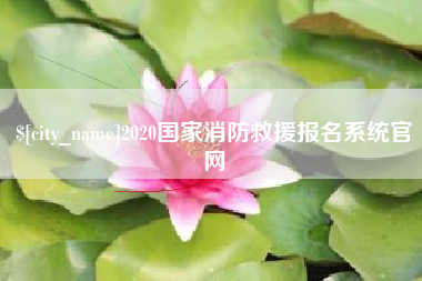 建湖2020国家消防救援报名系统官网