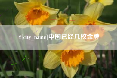 建湖中国已经几枚金牌