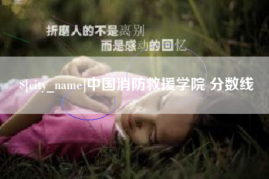 建湖中国消防救援学院 分数线