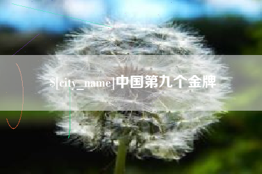 建湖中国第九个金牌