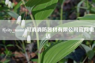 建湖川消消防器材有限公司官网电话
