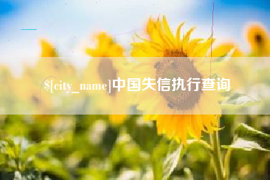 建湖中国失信执行查询
