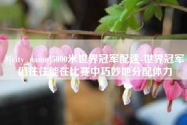 建湖5000米世界冠军配速-世界冠军们往往能在比赛中巧妙地分配体力