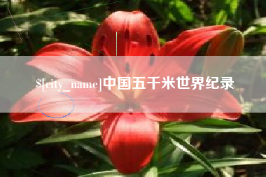 建湖中国五千米世界纪录
