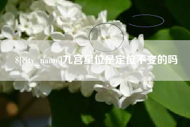 建湖九宫星位是定位不变的吗