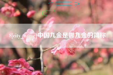 建湖中国九金是哪九金的简称