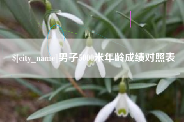 建湖男子5000米年龄成绩对照表