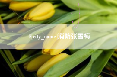 建湖消防张雪梅