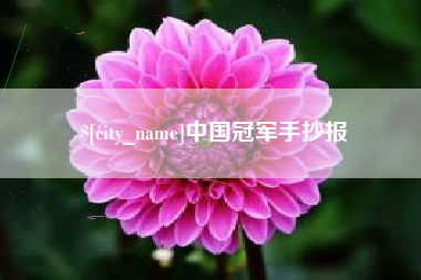 建湖中国冠军手抄报