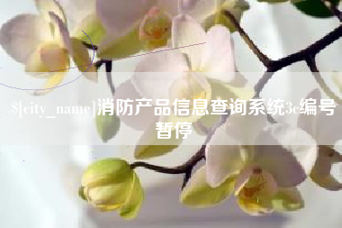 建湖消防产品信息查询系统3c编号暂停