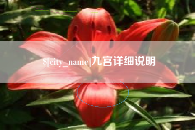 建湖九宫详细说明