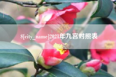 建湖2021年九宫对照表