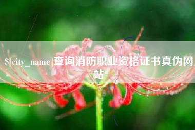 建湖查询消防职业资格证书真伪网站