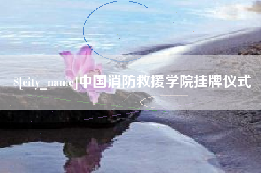 建湖中国消防救援学院挂牌仪式