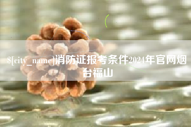 建湖消防证报考条件2024年官网烟台福山